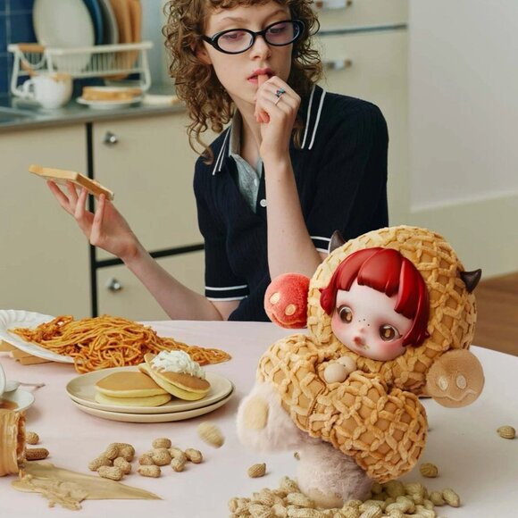 POPMART Skullpanda You Found Me Series Plush Pendant Pranky Peanut - Picture 1 of 3